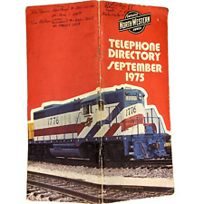 1975 Chicago North Western Employee Telephone Directory Booklet 1776 Railway 4P picture