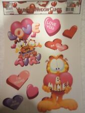 Valentine's Day Garfield Vinyl Window Clings NEW picture