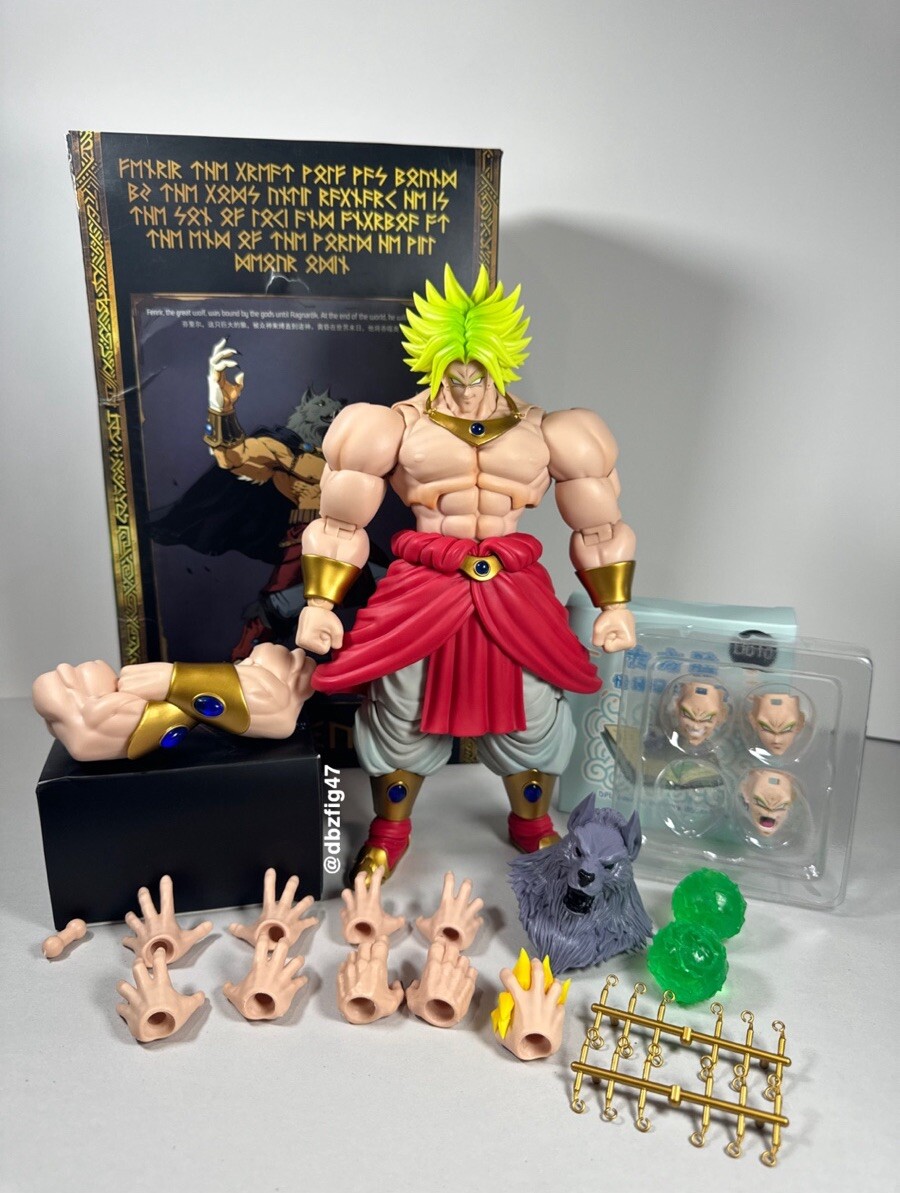 SH Figuarts Dragon Ball Z Beast Deities / Red Bolt Broly Fenrir RL003 3.0 *NEW*