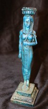 Ancient Egyptian Antiques Isis Statue Goddess of Motherhood Egyptian Pharaonic picture