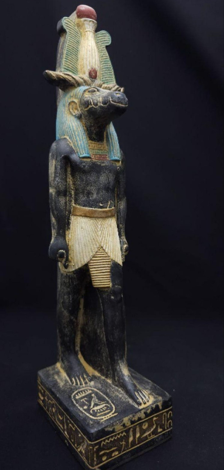 Authentic Ancient Egyptian Antique Rare God Sobek Statue Figurine BC