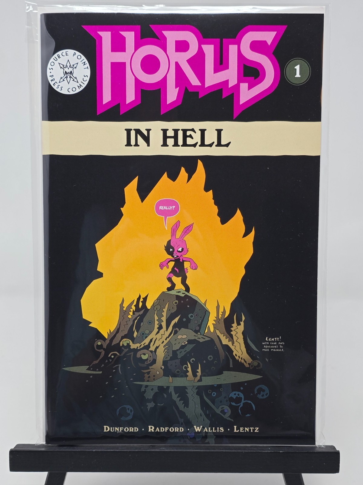 Horus In Hell #1 Cover D by Lentz - Hellboy Variant - KICKSTARTER w/Bonuses