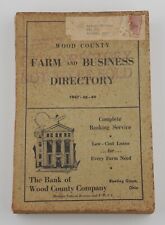 Wood County OHIO Farm Business Directory 1947 Perrysburg Rossford Bowling Green picture