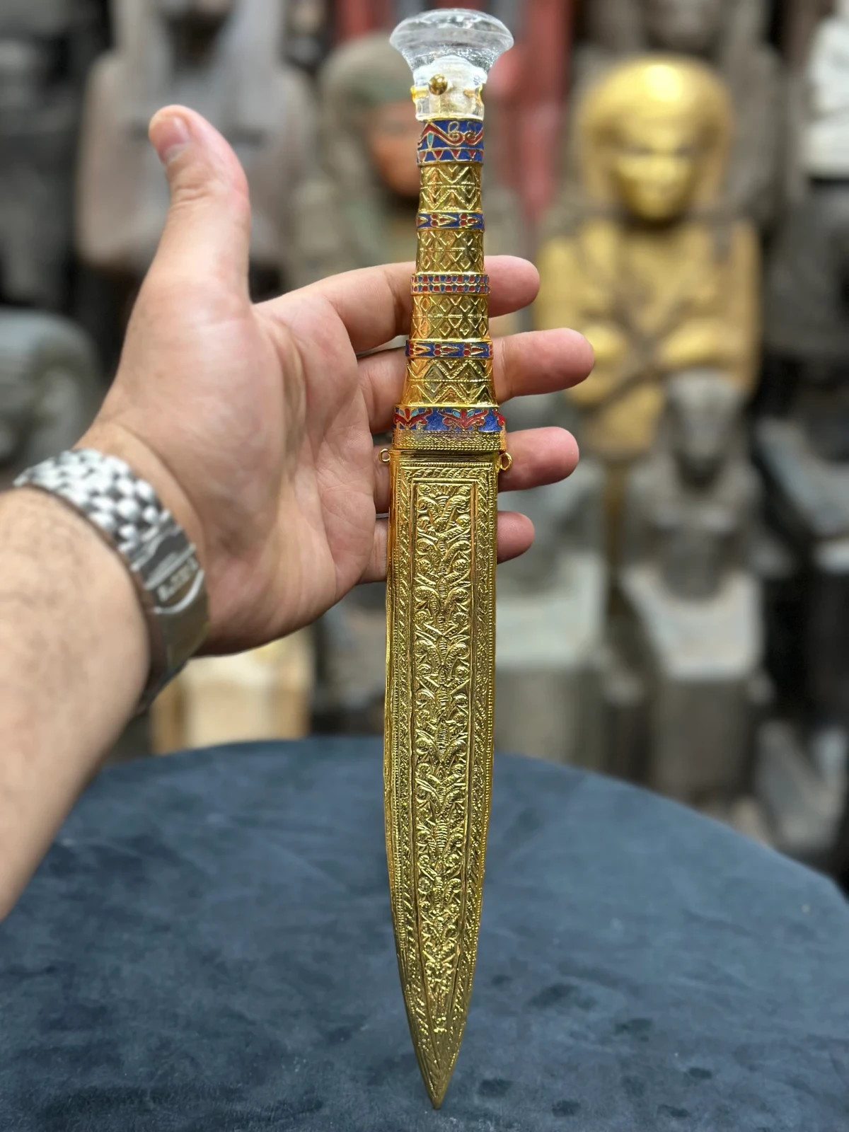 Rare Egyptian Dagger King Tutankhamun Authentic Ancient Egyptian Antiquities BC