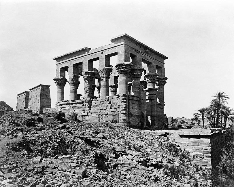 EGYPTIAN EMPEROR TRAJAN PHARAOH'S BED EGYPT 11x14 SILVER HALIDE PHOTO PRINT