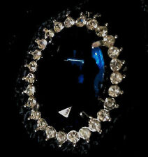 Vintage Royal Hope Crystal Diamond Gem Gemstone Jewel Brooch Pin Pendant Estate  picture