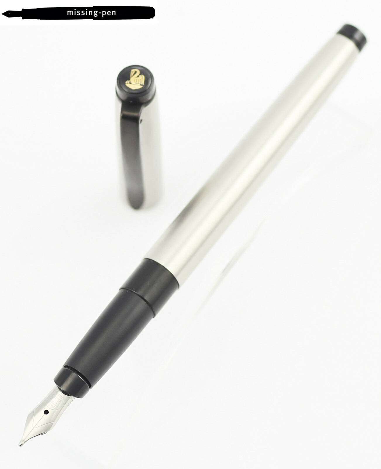 Pelikan Celebry P560 Fountain Pen in Stainless Steel F, M, B or OB-nib