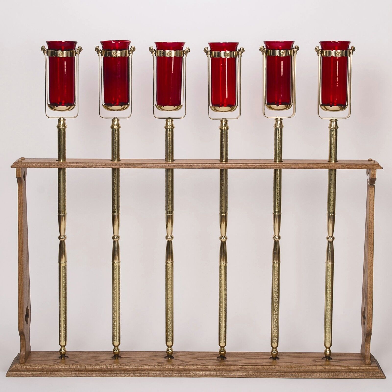 6 Processional Torches - Acolyte Candlesticks - Sanctuary Lamps + + Chalice co. 