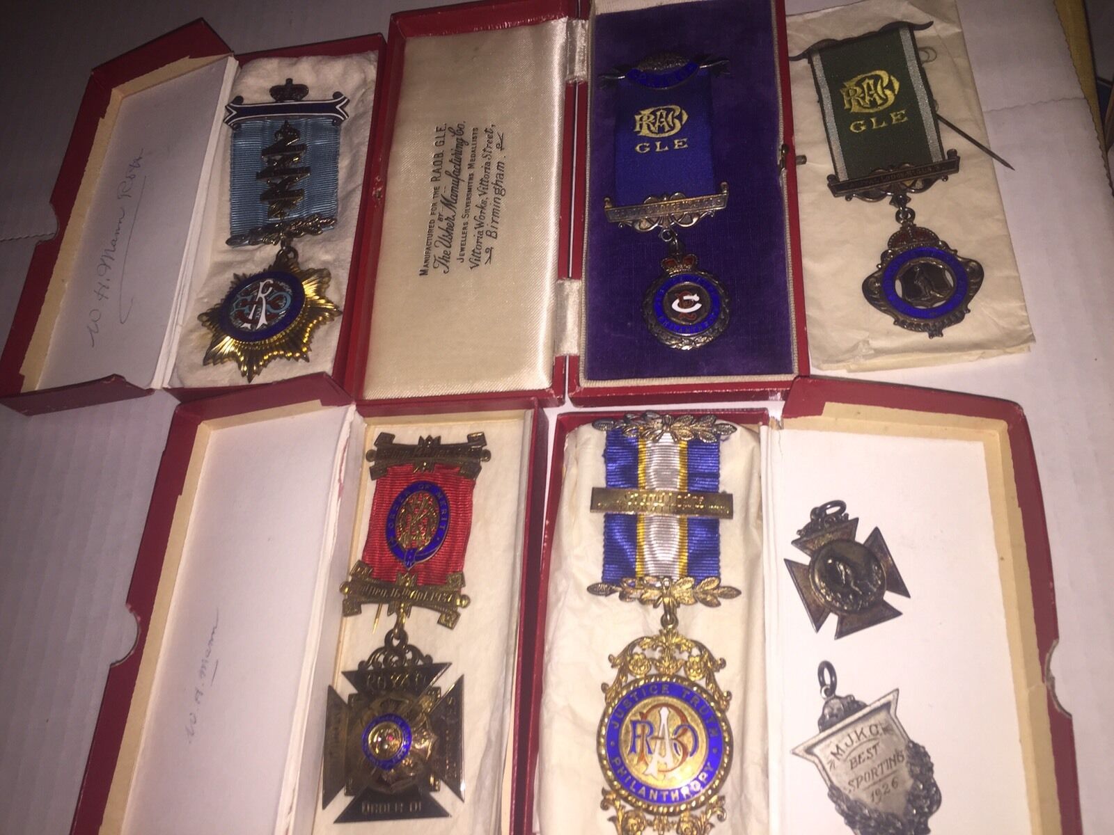 Buffalo Lodge Medals And Sports Sterling Silver Grand Pooba Mann 1927 To 1947