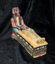 Statue of God Anubis the God of mummification in Ancient Egyptian Antiquities BC picture