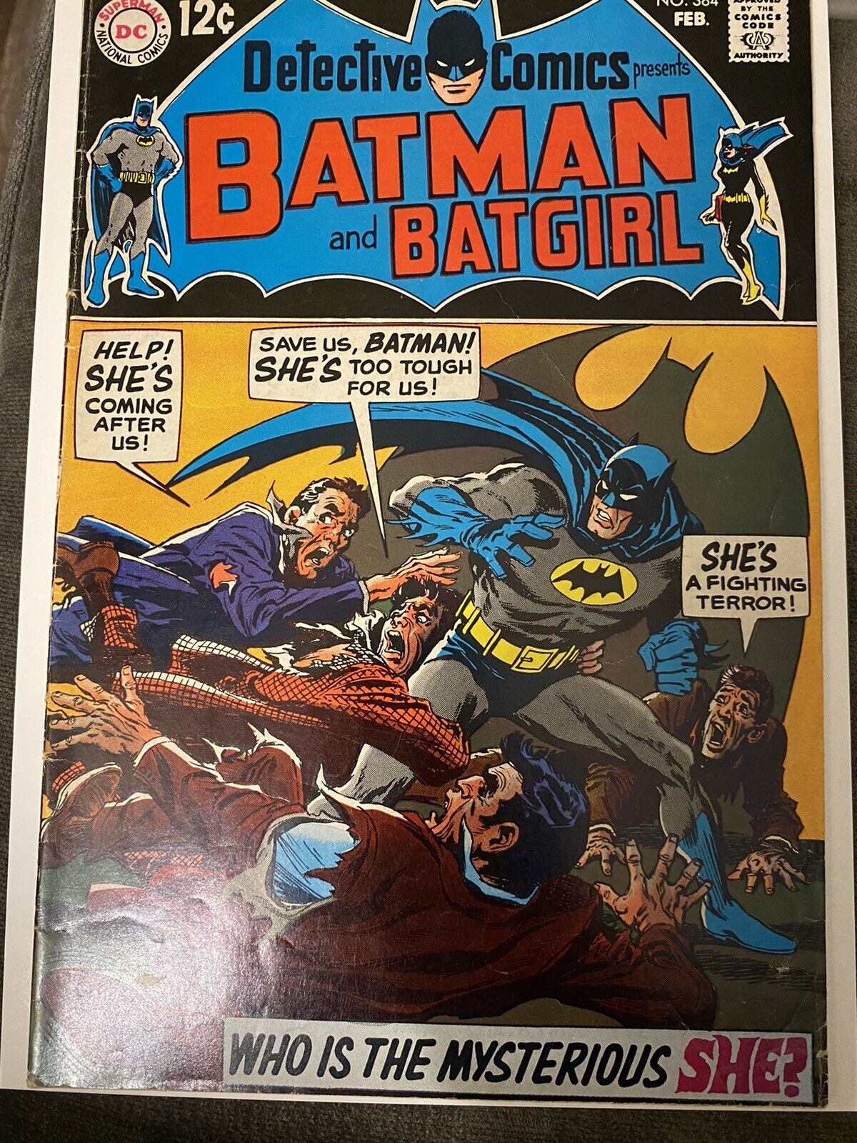 Detective Comics #384 Batman and Batgirl DC 1969 Ungraded