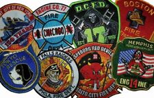 Big City Patch Lot of 5 Fire Patches - FDNY -Boston - Chicago - DCFD  & More NEW picture