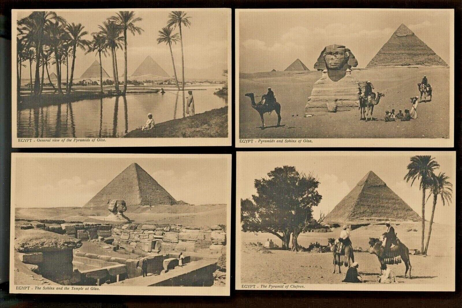 Collection of 15 CAIRO & EGYPT Classic Vintage Postcards. Museum Quality. 