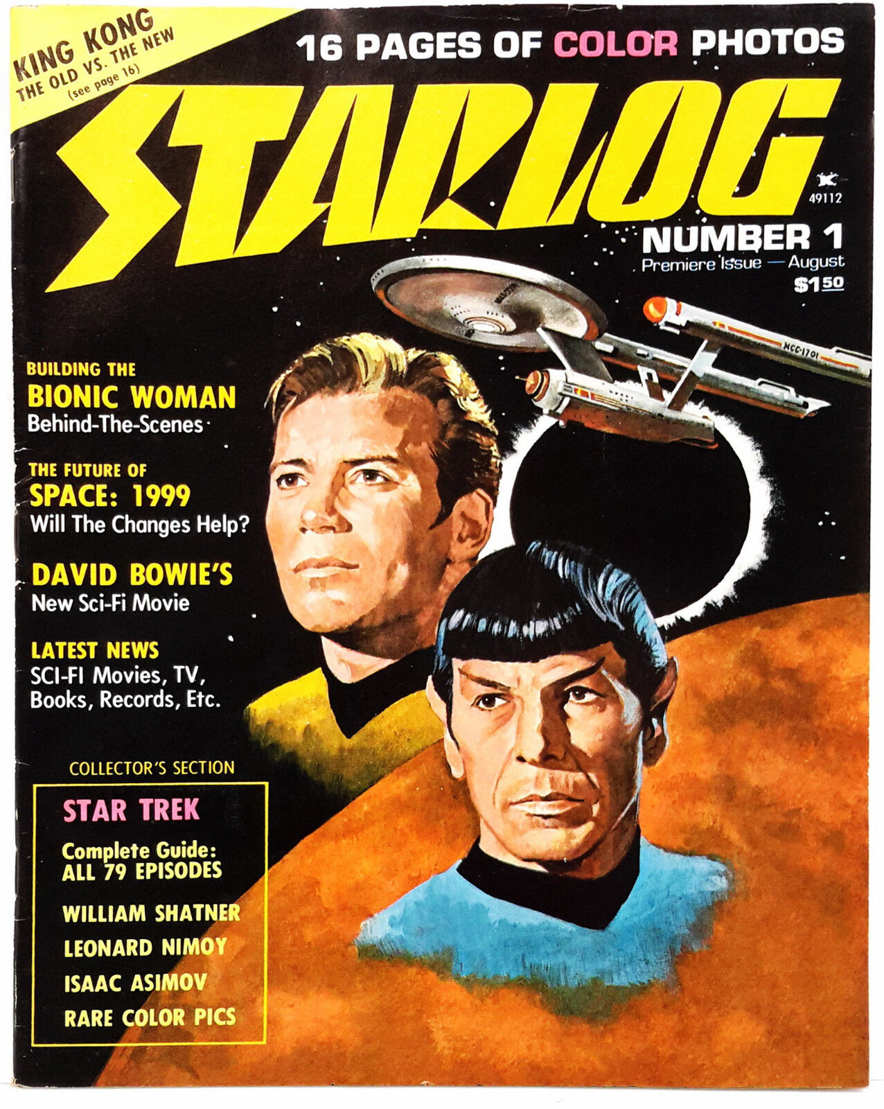 Original 1970s Starlog Magazine Collection #1-#249 — Your Choice of Issues