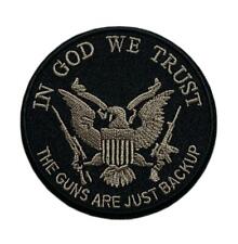 in God We Trust 2nd Amendment Patch [3.0 inch -“Velcro Brand” Fastener -ZL8] picture