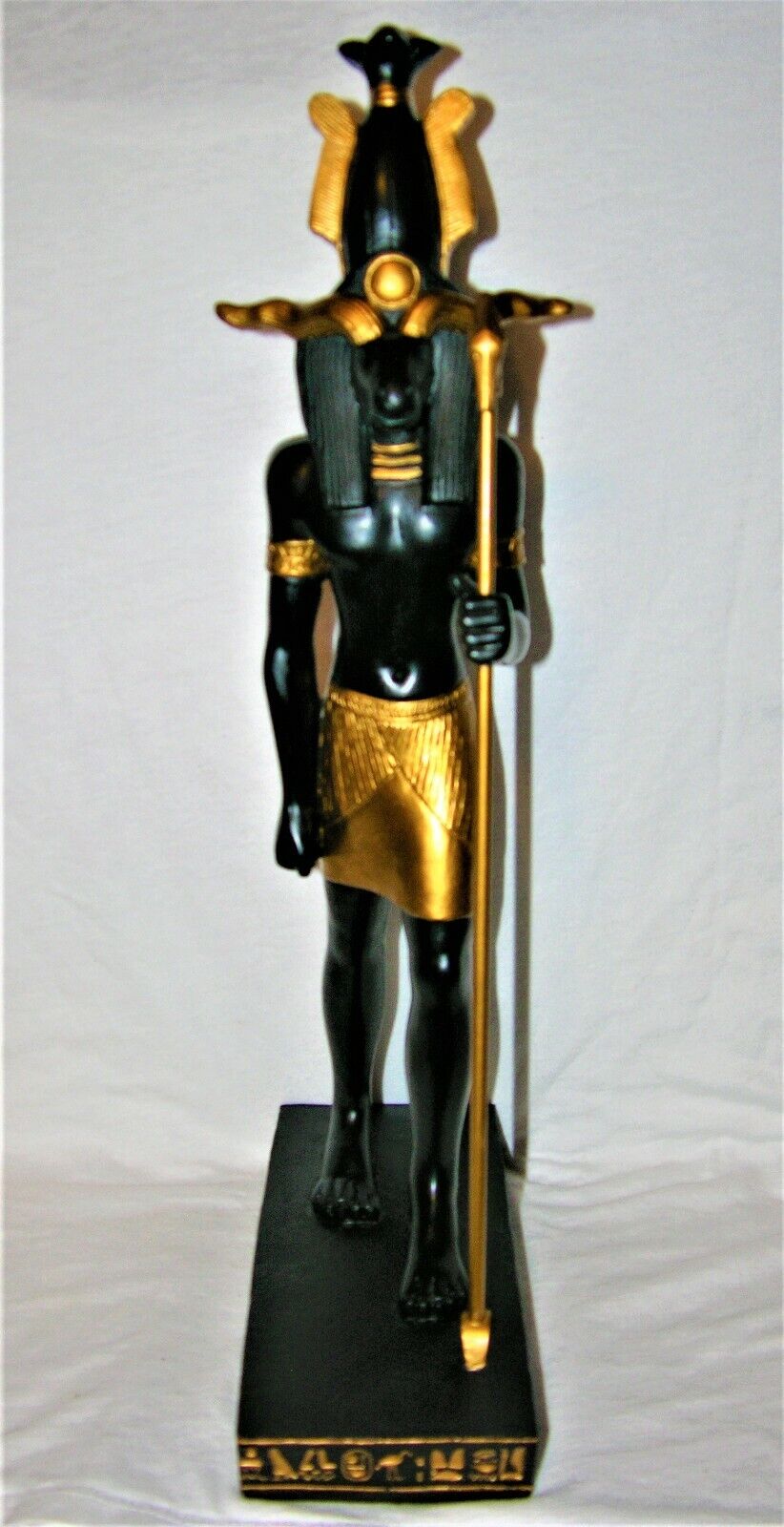 Ancient Egyptian Khnum Ram Headed God Figurine