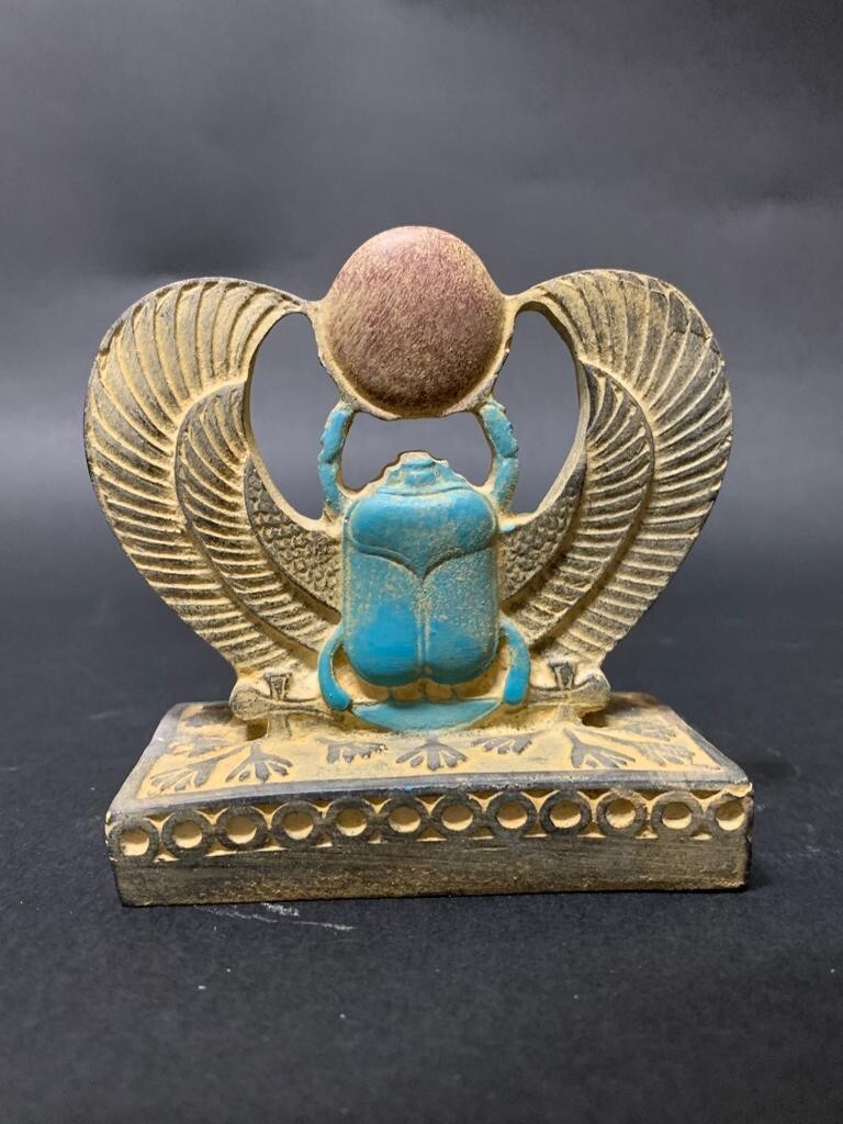 Rare Ancient Egyptian Antiquities Egyptian Scarab Beetle Khepri Egyptian BC