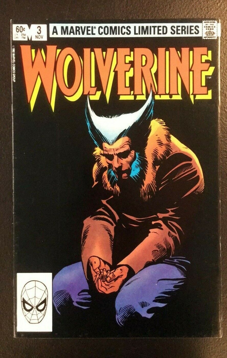 Wolverine #3 (Marvel, 1982) 60 Cent Direct Edition Claremont See Pics