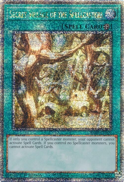 Secret Village of the Spellcasters RA03-EN209 Quarter Century Secret Rare 1st Ed