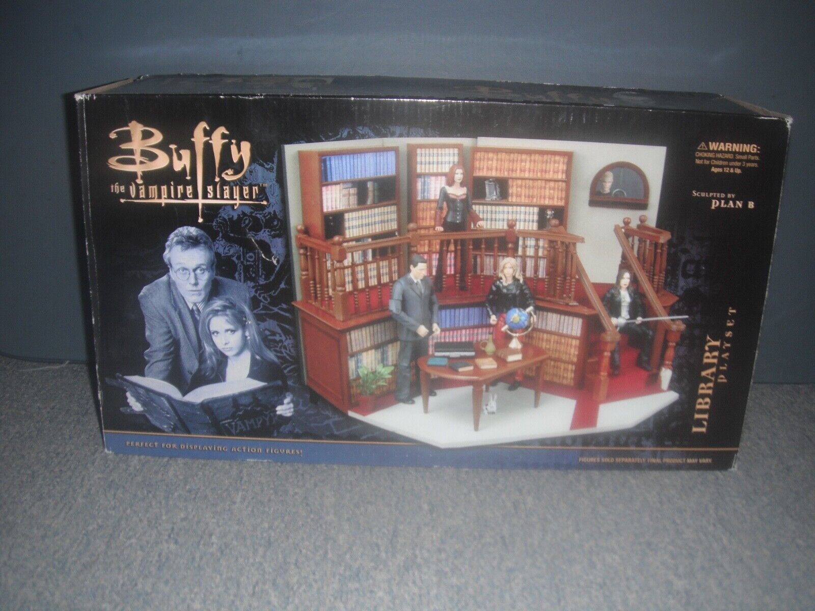 Buffy the Vampire Slayer Vintage Sunnydale High Library  Figures Play Set (NEW) 