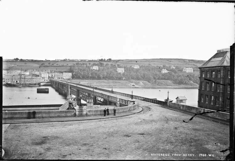 Waterside, Derry City, Co. Derry Ireland c1900 OLD PHOTO