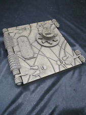 The Mummy Book of Amun Ra Prop with Key (Book of the Dead style) Brass Finish  picture