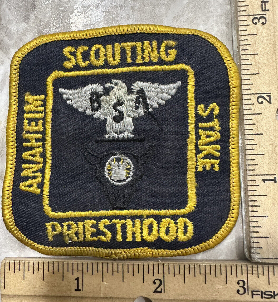 BSA Anaheim Patch Priesthood Scouting Stake Vintage Rare