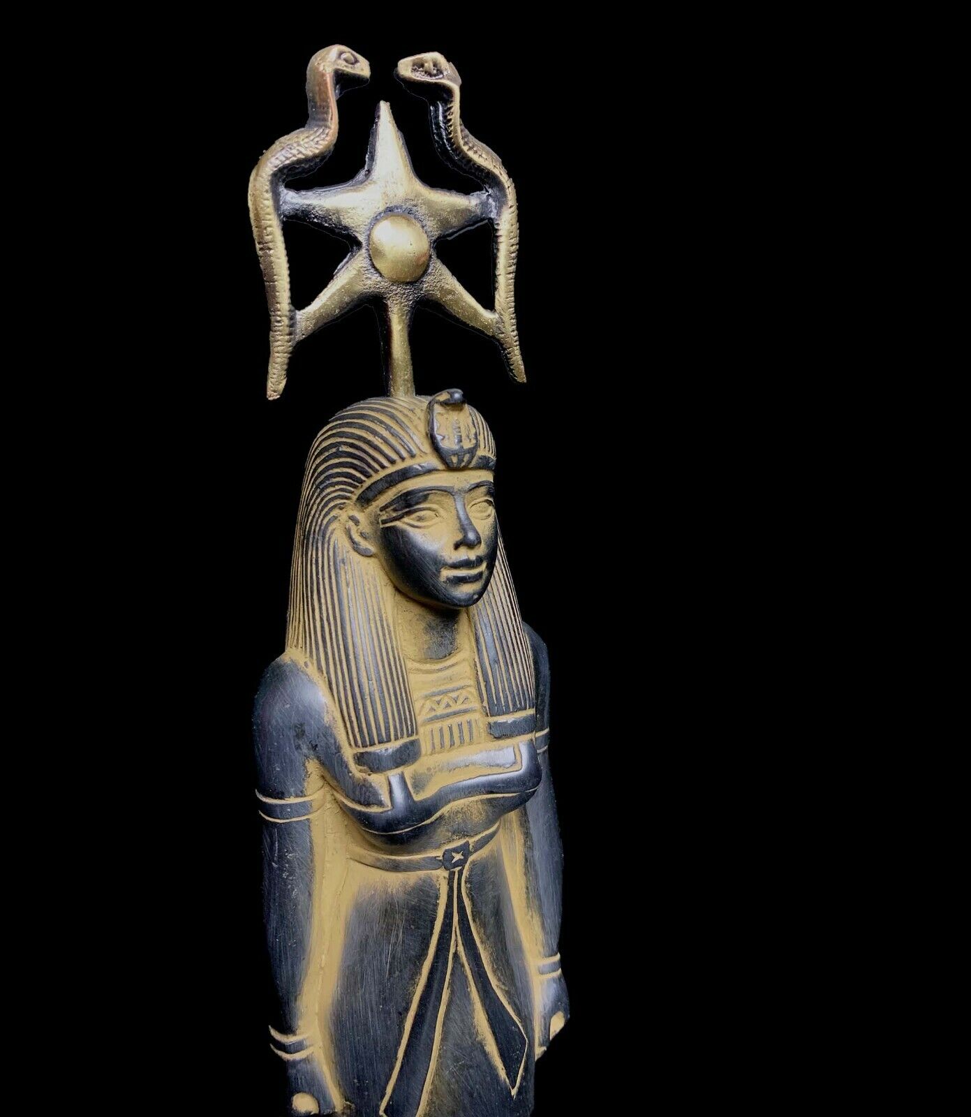 Goddess Seshat goddess of writing & measurement wearing headband star with cobra