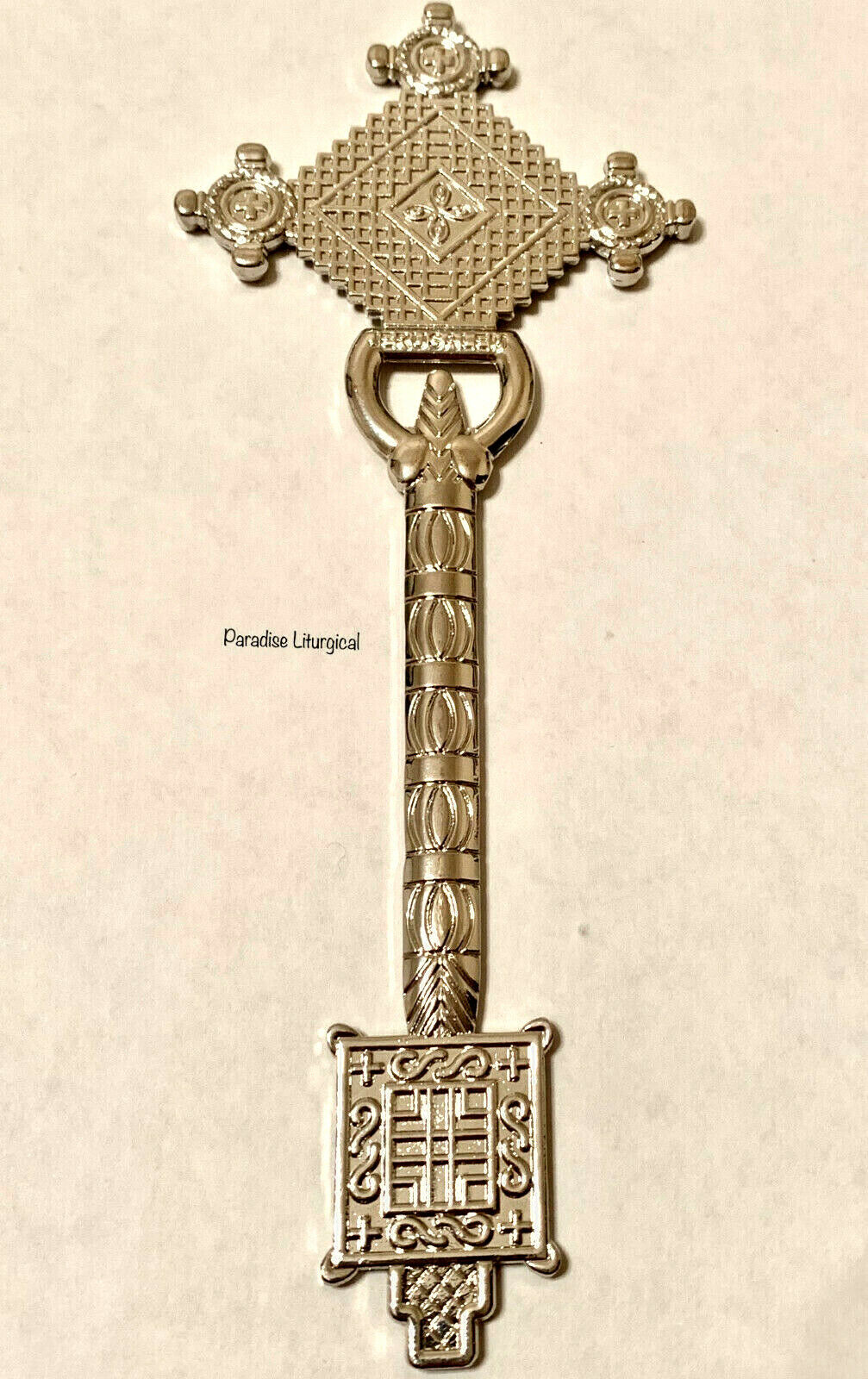 Hand Cross Ethiopian Christian Coptic Orthodox Royal Priesthood Jerusalem Silver