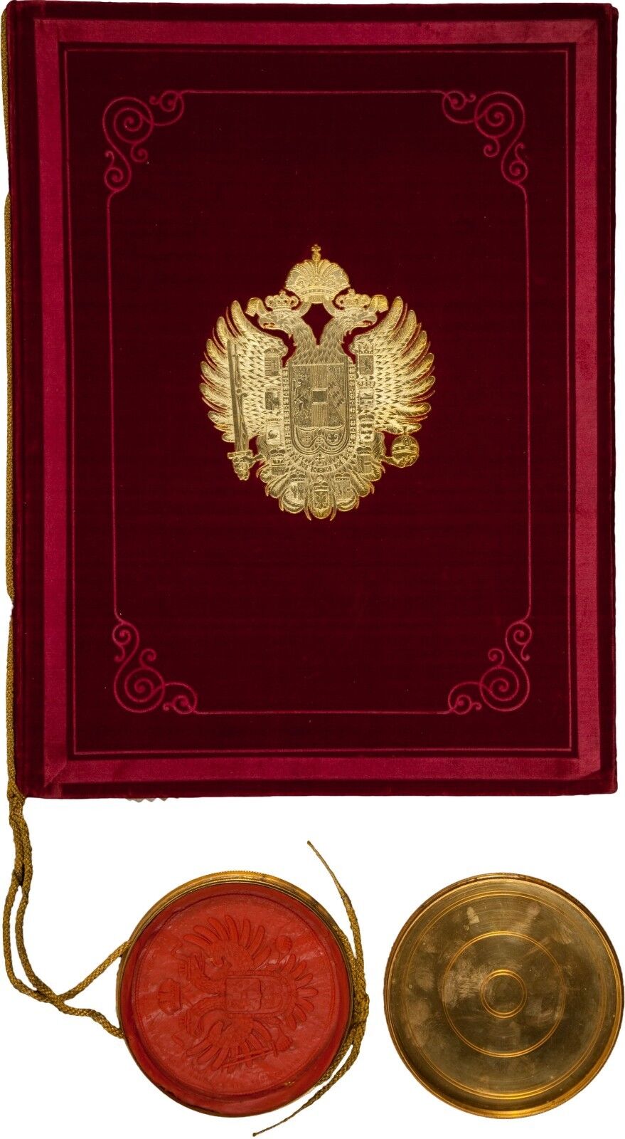 Emperor Franz Joseph: Grant of Arms and Nobility Signed, Austro-Hungarian Empire