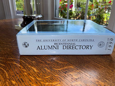 UNC Chapel Hill 1990 Bicentennial Alumni Directory Book Vintage Tar Heel History picture