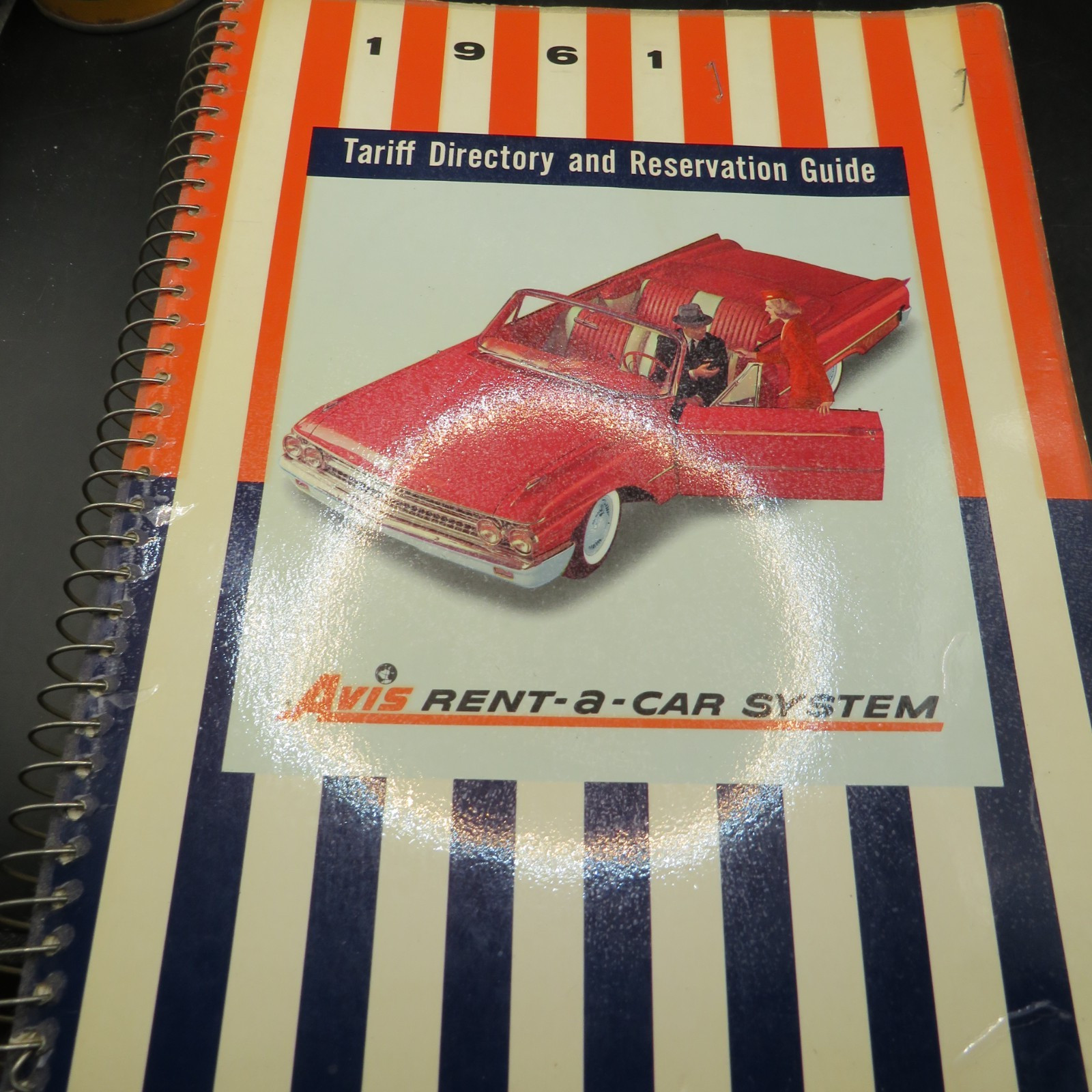 Rare - Vintage - 1961 Avis Rent a Car System Tariff Directory Reservation Guide