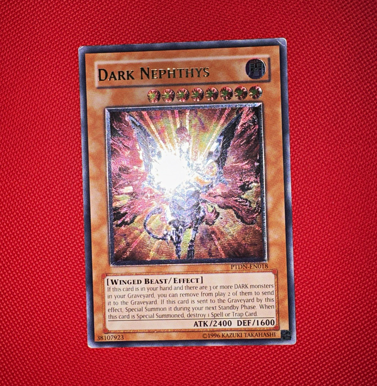 Yugioh Dark Nephthys PTDN-EN018 Ultimate Rare EURO Foil Unlimited Yugioh Dark Nephthys PTDN-EN018 Ultimate Rare EURO Foil Unlimited