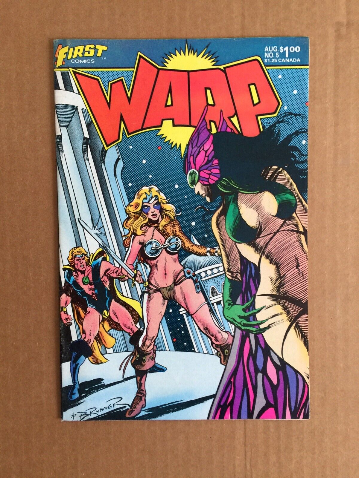 WARP #5 1st APPEARANCE of GRIMJACK FIRST COMICS 1983