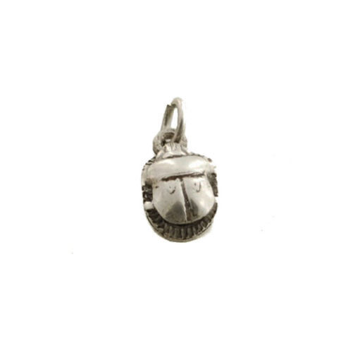 Beetle Pendant - Egyptian - Khepri - Egypt - Silver - Photos in Listing