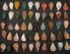 *** 50 PC Lot Flint Arrowhead OH Collection Project Spear Points Knife Blade *** picture