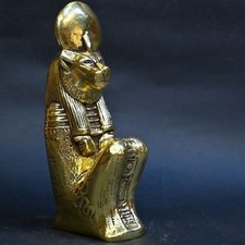 Sekhmet statue fierce lioness goddess of healing and war, Egyptian artifact picture