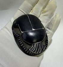 Ancient Egyptian Antiques Scarab Beetle Pharaonic Khepri Egyptian Collectible picture