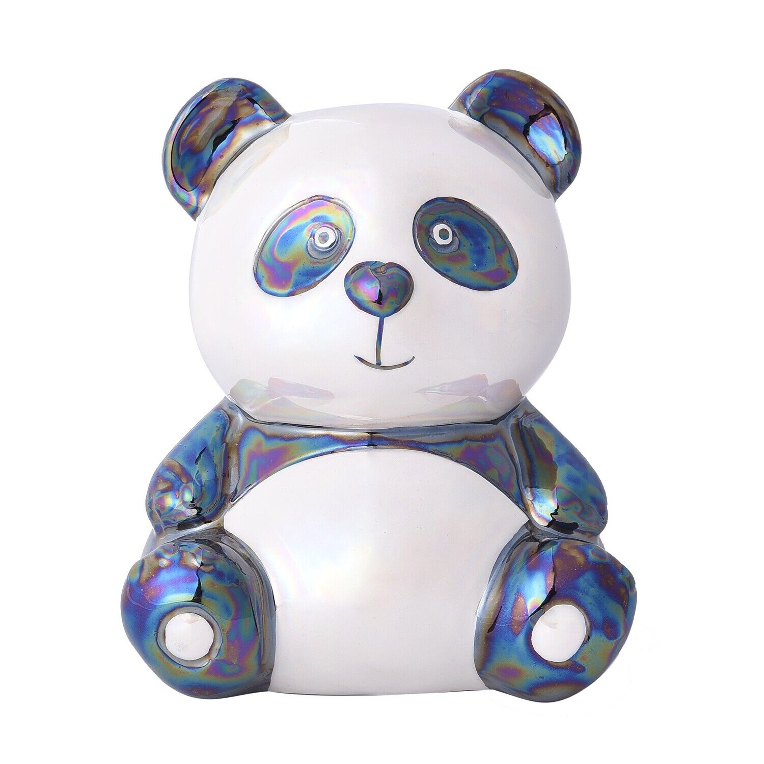 Black White Panda Piggy Money Bank Coin Saving Box Cartoon Ceramic Gift for Kids