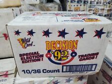 10 box 1992 Wild Card Decision trading cards  36 pack factory sealed case picture