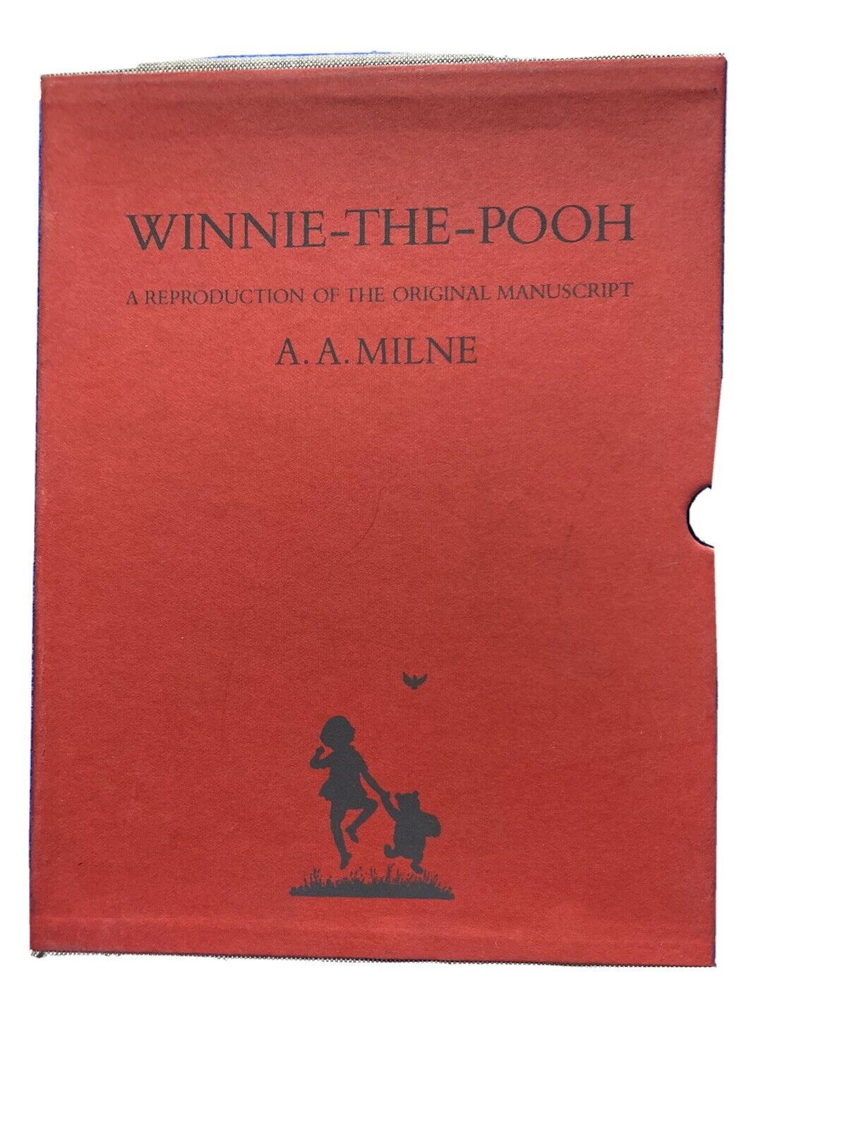 Winnie The Pooh A Reproduction Of The Original Manuscript 1871 