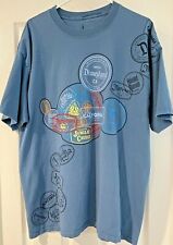 Disney Parks Authentic Disneyland CA 2XL Blue Short Sleeve T-Shirt Star Tour Men picture