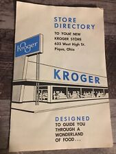 Piqua Ohio Vintage Kroger Store Directory picture