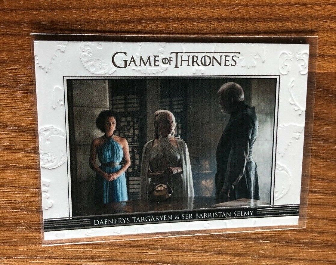 HBO Game of Thrones~DAENERYS TARGARYEN/SER BARRISTAN~Relationships #24~SP Card