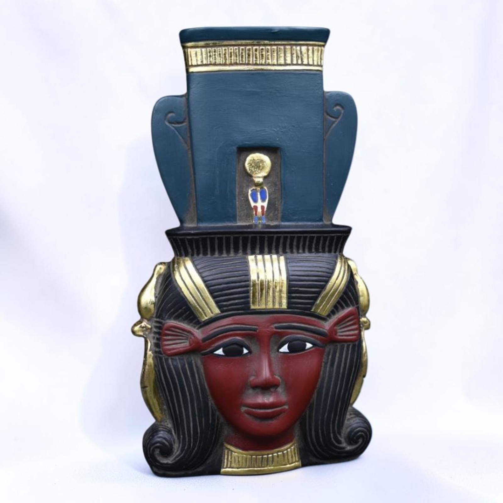 Ancient Egyptian Mask Goddess Hathor Wall Hanging Rare Pharaonic Antiquities BC