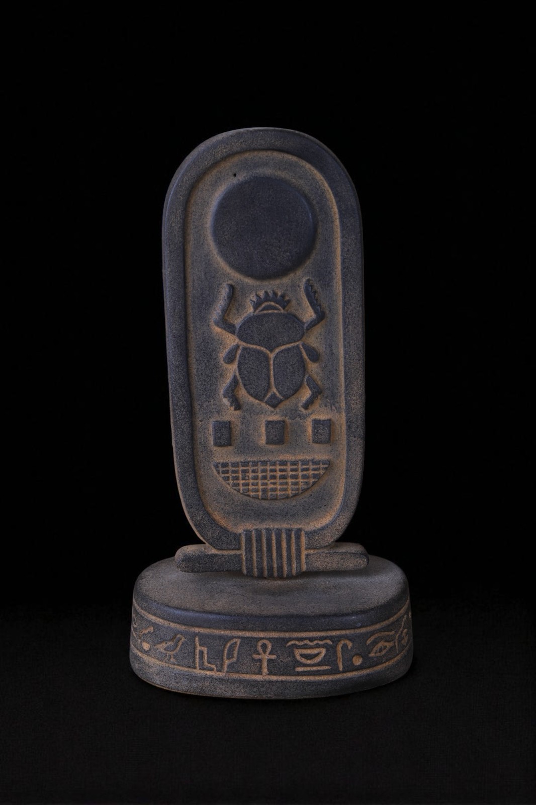Ancient Egyptian Antiquities Rare Khepri Cartouche Scarab Pharaonic Egyptian BC