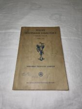 Vintage 1951 Beloit Wisconsin Bell Telephone Directory picture