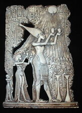 Pharaoh Akhenaten Offering to Aten the Sun Wall Décor picture