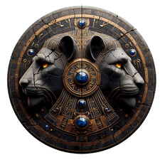 Aker God Of Earth and the horizon Ancient Egyptian God 3