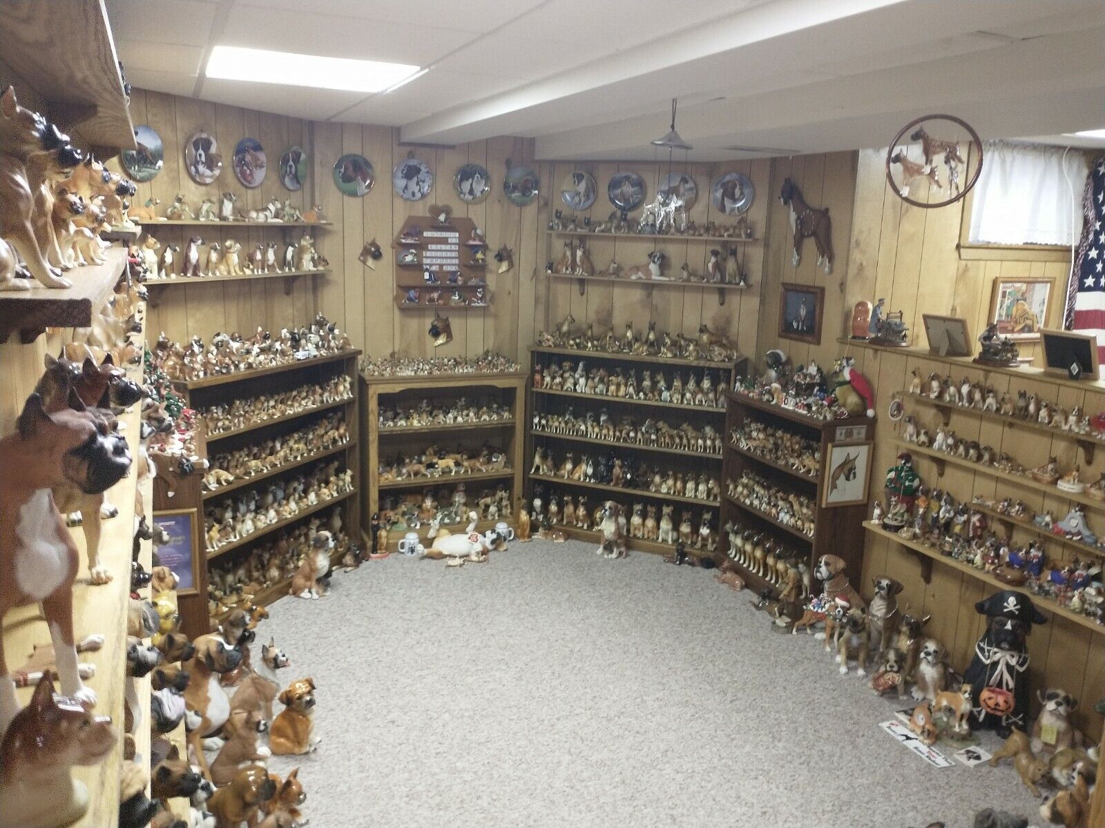 Collection of 1200+ Boxer Dog Figurines